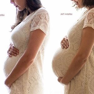ASOS Lace Cream Maternity